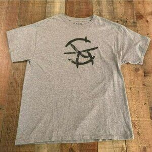 Lootgaming men's size large Halo gray graphic short sleeve t-shirt tee